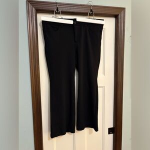 Black Bombshell Boot Cut Dress Pants